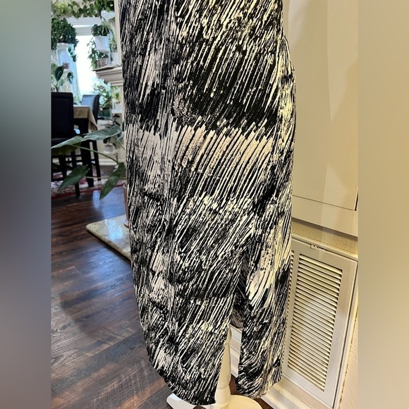 & Other Stories Printed Midi Dress Size 8 - Picture 4 of 7